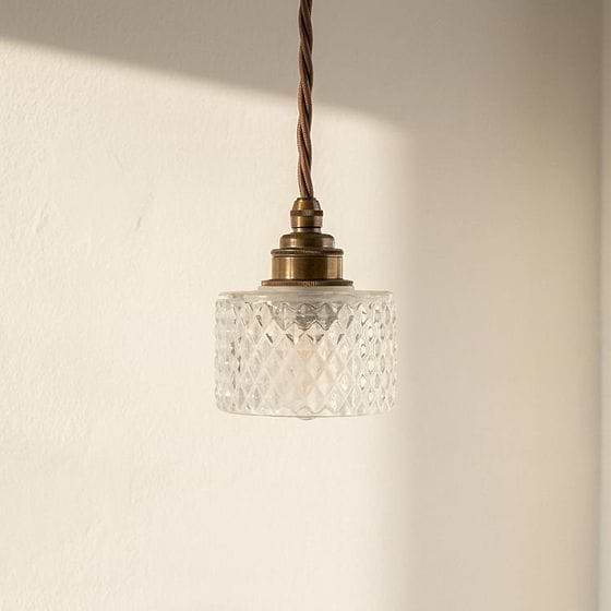 Dante Petite Prismatic Glass Pendant Light