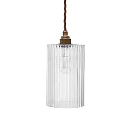  Cylinder Glass Pendant Light
