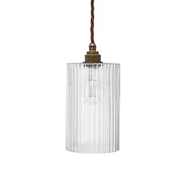  Cylinder Glass Pendant Light