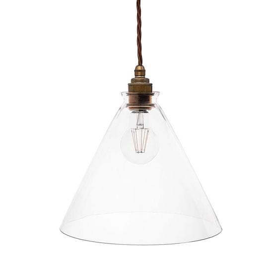  Cone Glass Pendant Light
