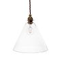  Cone Glass Pendant Light
