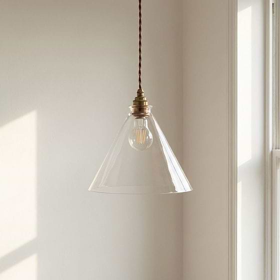 Thomas Clear Glass Pendant Light