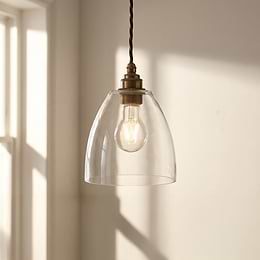  Small Glass Pendant Light
