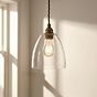 Potter Clear Glass Pendant Light