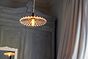 Fluted Fan Glass Pendant Light