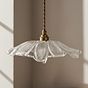 Organic Fleur Glass Pendant Light