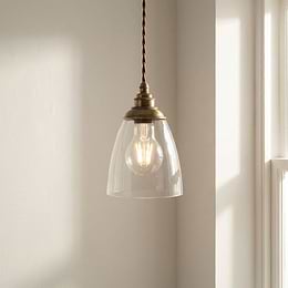  Small Glass Pendant Light
