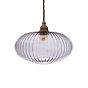 Henley Ellipse Smoked Glass Pendant Light