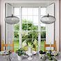 Henley Ellipse Smoked Glass Pendant Light