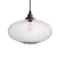 Henley Ellipse Glass Pendant Light with Small Cap
