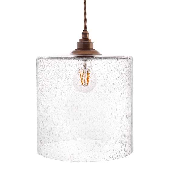  Crackled Glass Pendant Light
