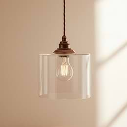  Clear Glass Pendant Light
