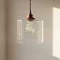 Lowell Petite Clear Glass Pendant Light