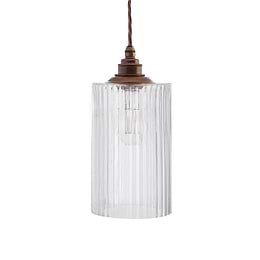  Cylinder Glass Pendant Light