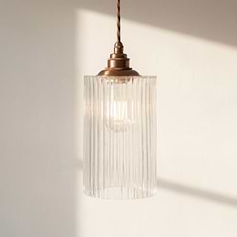  Cylinder Glass Pendant Light
