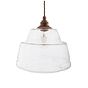 Stepped Glass Pendant Light