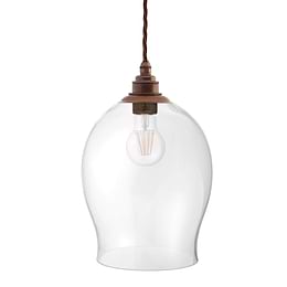  Curved Glass Pendant Light
