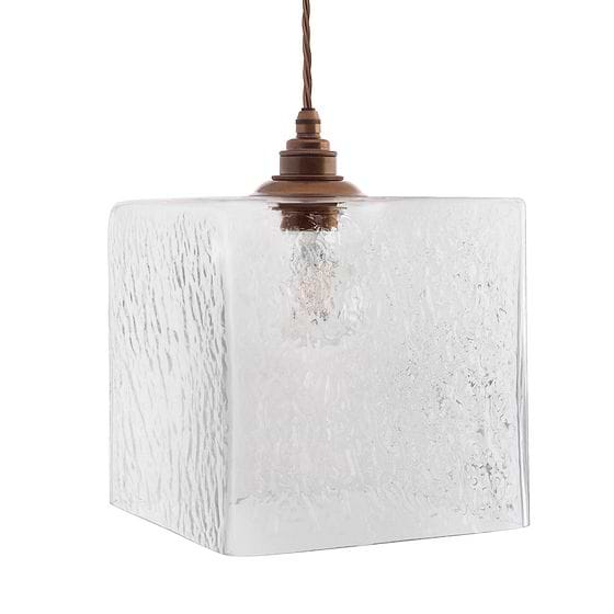  Square Glass Pendant Light
