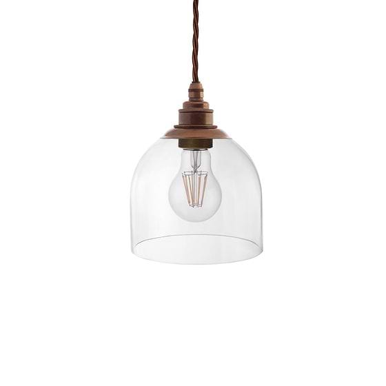  Dome Glass Pendant Light
