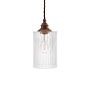 Henley Cylinde Petite Fluted Glass Pendant Light