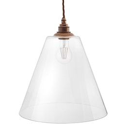  Cone Glass Pendant Light