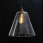 Forster Clear Cone Glass Pendant Light