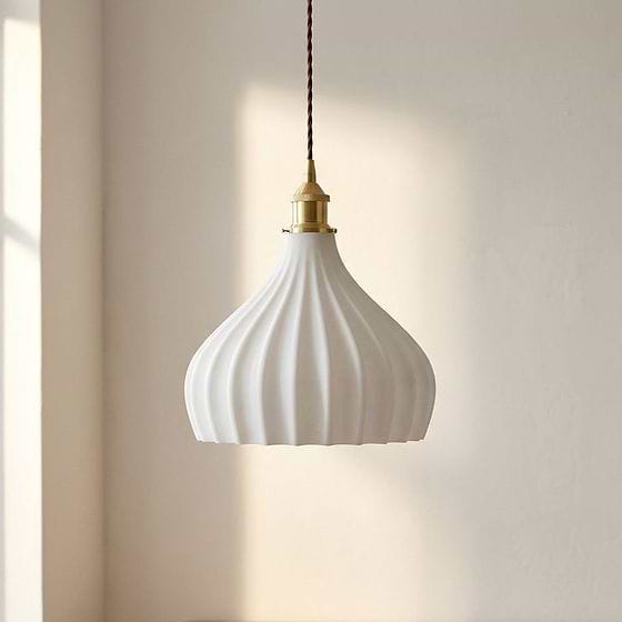 Persian Shallow Surf White Pendant Light