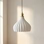 Persian Shallow Surf White Pendant Light