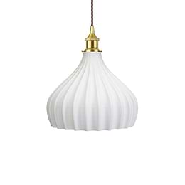 Persian Shallow Surf White Pendant Light