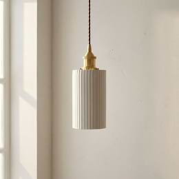 Surf White Recycled Material Pendant Light