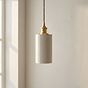 Ionian Ripple Shallow Surf White Pendant Light