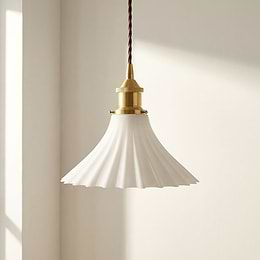 Surf White Recycled Material Pendant Light