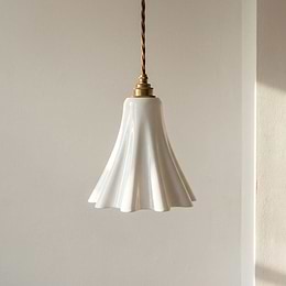 Bluebell Pendant Light in Surf White