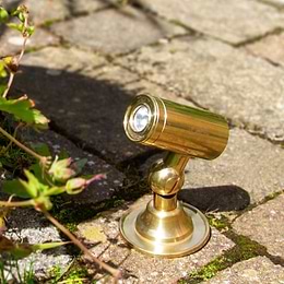 Soho Lighting Chelsea IP68 Solid Brass Modern Spot Light 12V DC 3000K with 3 Metre Cable