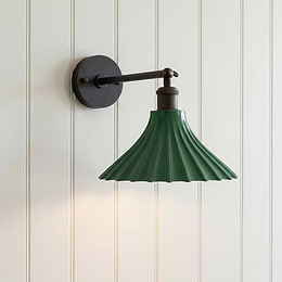 Emerald Green Recycled Material Wall Light
