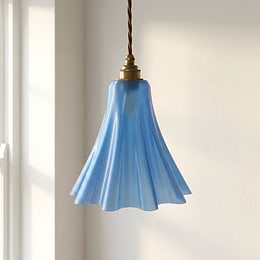 Bluebell Pendant Light in Nautical Blue
