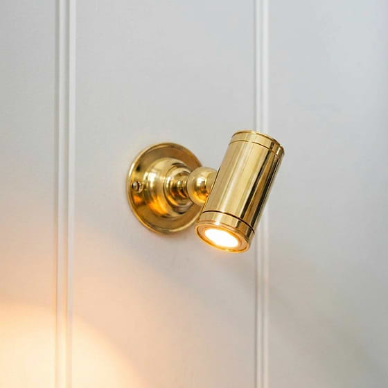 Soho Lighting Chelsea IP68 Solid Brass Spot Light 12V DC 4000K with 3 Metre Cable