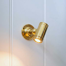 Soho Lighting Chelsea IP68 Solid Brass Modern Spot Light 12V DC 4000K with 3 Metre Cable