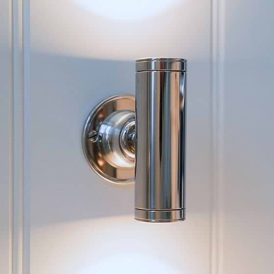 Soho Lighting Chelsea IP68 Stainless Steel Up & Down Light 12V DC 4000K with 2 Metre Cable