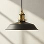 Small Trinity Metal Painted Pendant Light in Matt Black