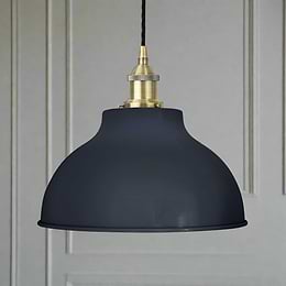 Navy Blue Pendant Light