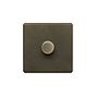 The Eton Collection Bronze 1 Gang 250W LED Multi-Way Dimmer Switch