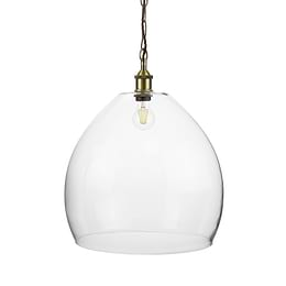  Dome Glass Pendant Light