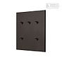 Heritage Bronze 5 Gang 2 Way Dimming Toggle Switch with Bronze Toggle - The Palaces Collection