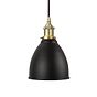 Classic Painted Pendant Light in Matt Black