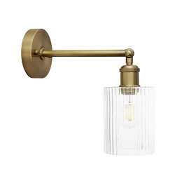 Reade Wall Light, Antique Brass, US - Soho Home