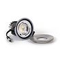 Soho Pewter LED Downlights, Fire Rated, Fixed, IP65, CCT Switch, High CRI, Dimmable