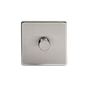 The Lombard Collection Brushed Chrome 1 Gang 250W LED Multi-Way Dimmer Switch