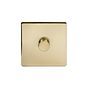 Brushed Brass Multi-Way Dimmer switch
