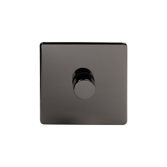 The Connaught Collection Black Nickel 1 Gang 250W LED Intermediate Dimmer Switch